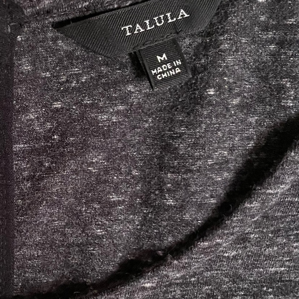 Aritzia Talula Lambeth Long Sleeve Skater Fit and Flare Grey Dress - Picture 5 of 5